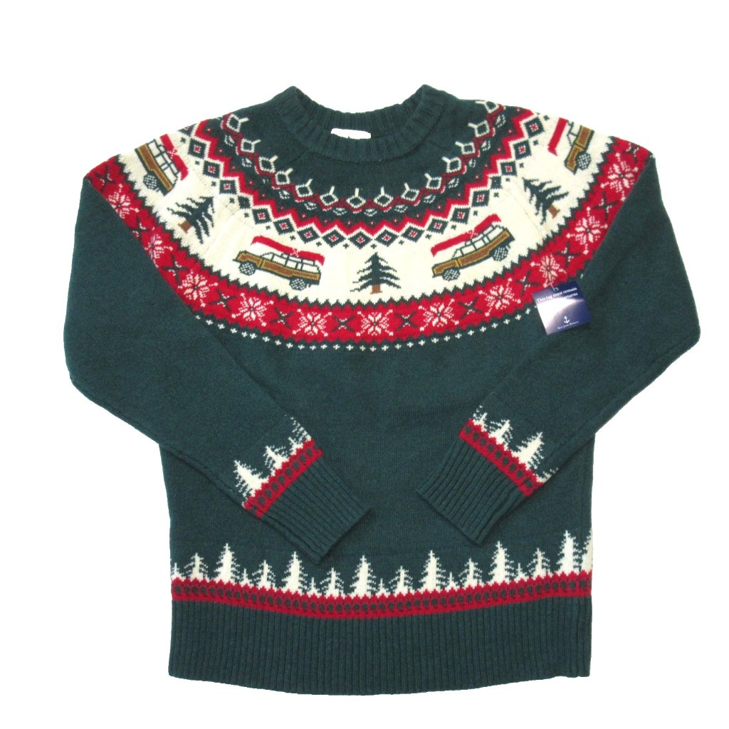 Nwt Kiel James Patrick Unisex Griswold Christmas Wool Pullover Sweater Xs